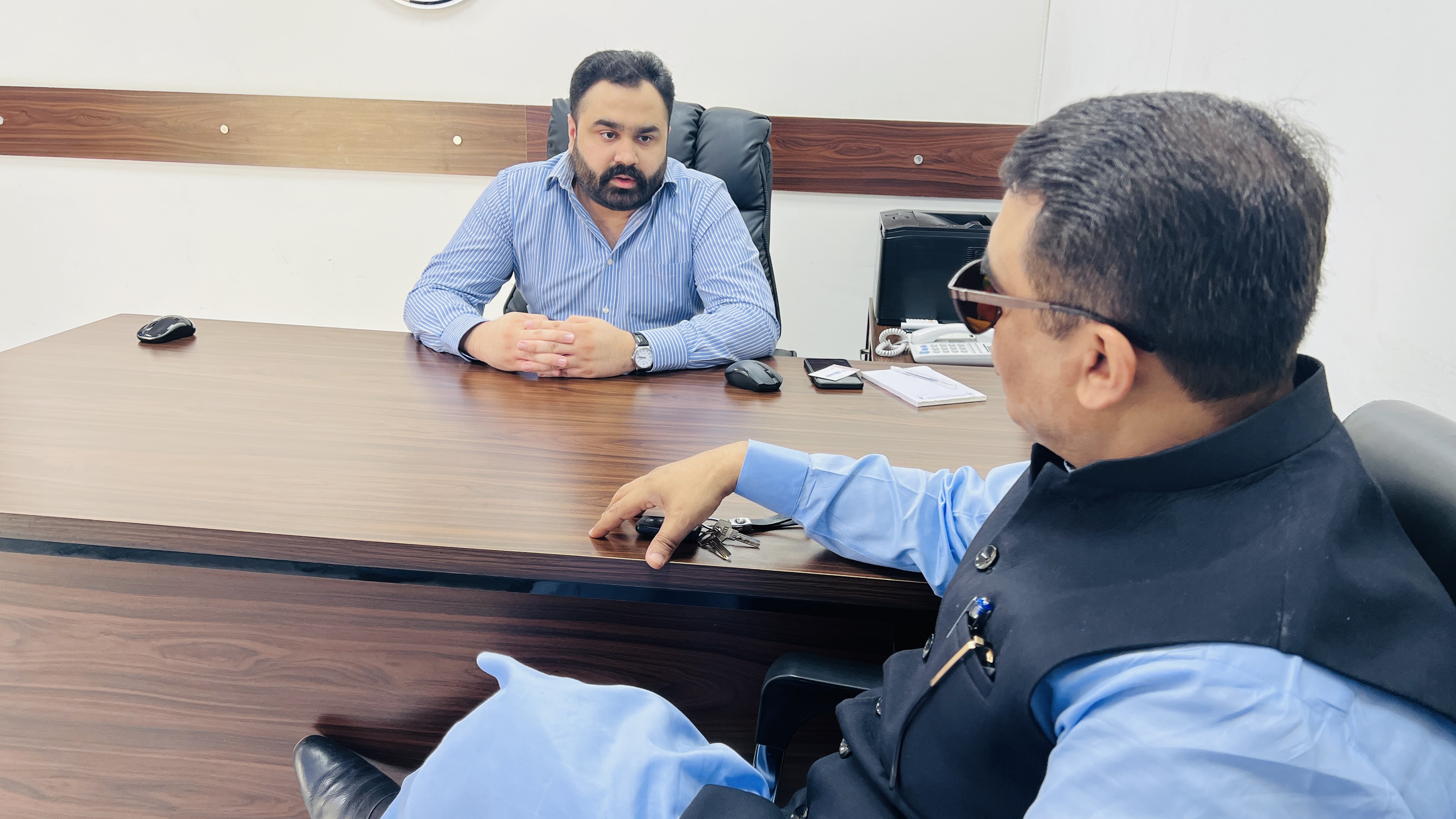 resident of Sindh Ajrak Welfare Trust (SAWT) Official Visit to Sundus Foundation Karachi Head Office